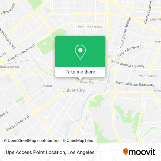 Ups Access Point Location map