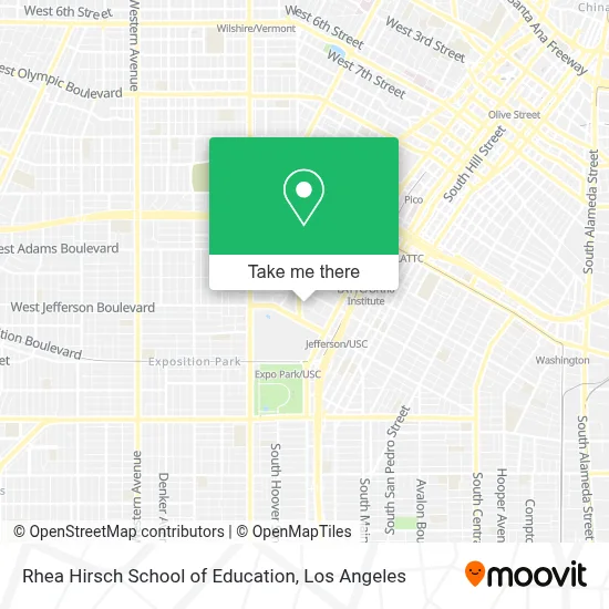 Rhea Hirsch School of Education map
