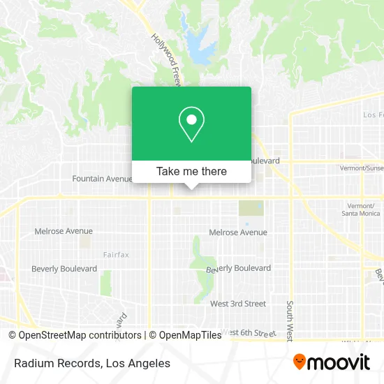 Radium Records map