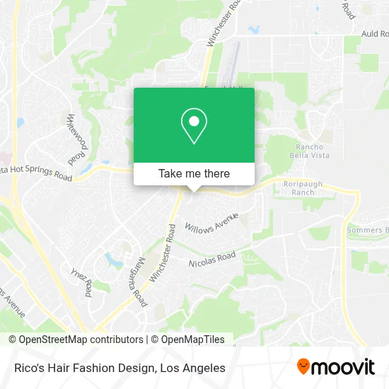 Rico's Hair Fashion Design map