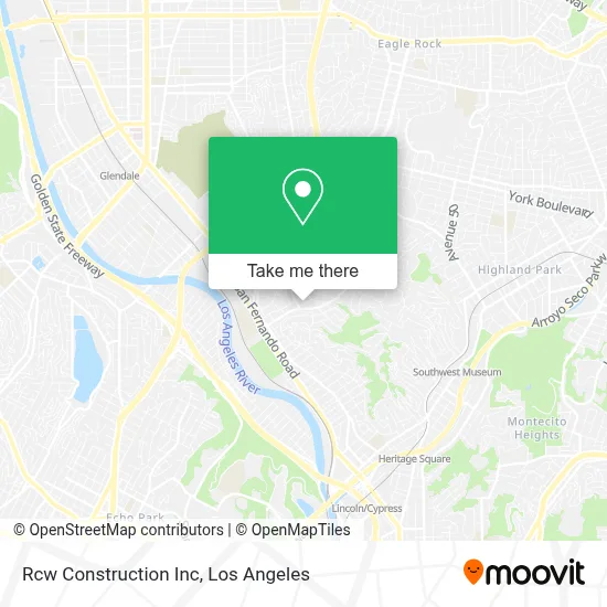 Rcw Construction Inc map