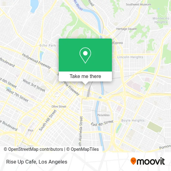 Rise Up Cafe map