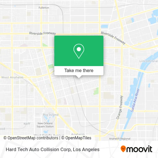 Hard Tech Auto Collision Corp map