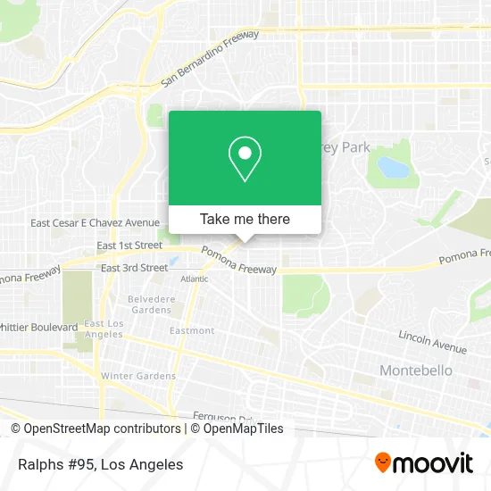 Ralphs #95 map