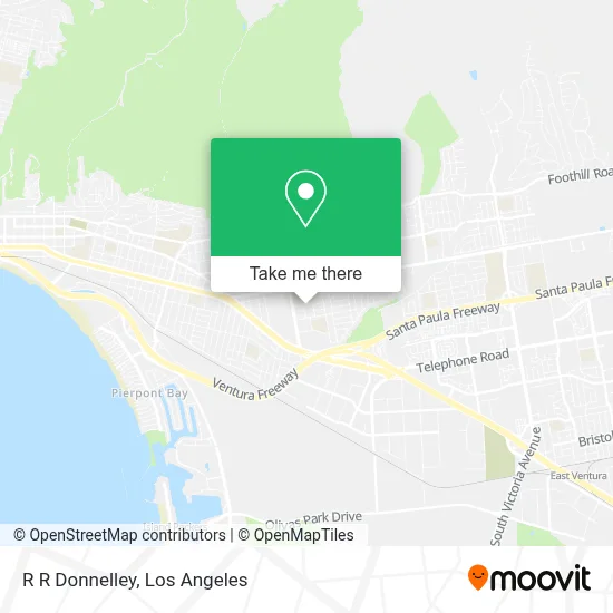R R Donnelley map