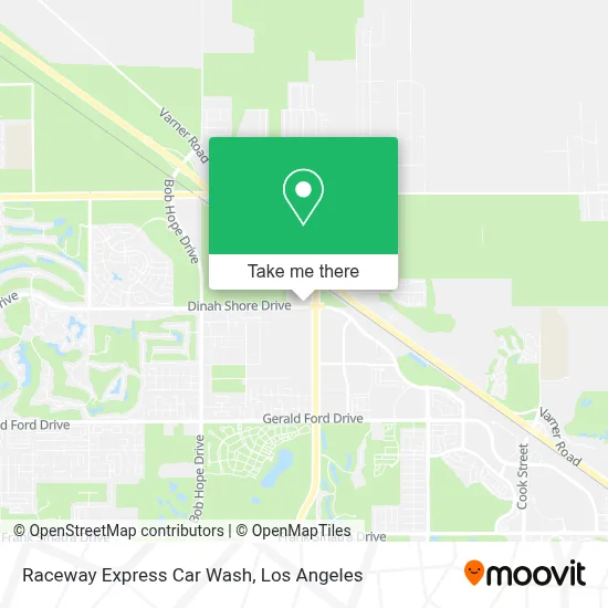 Raceway Express Car Wash map