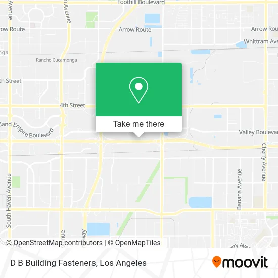 D B Building Fasteners map