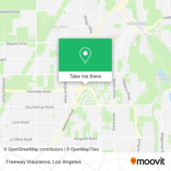 Freeway Insurance map