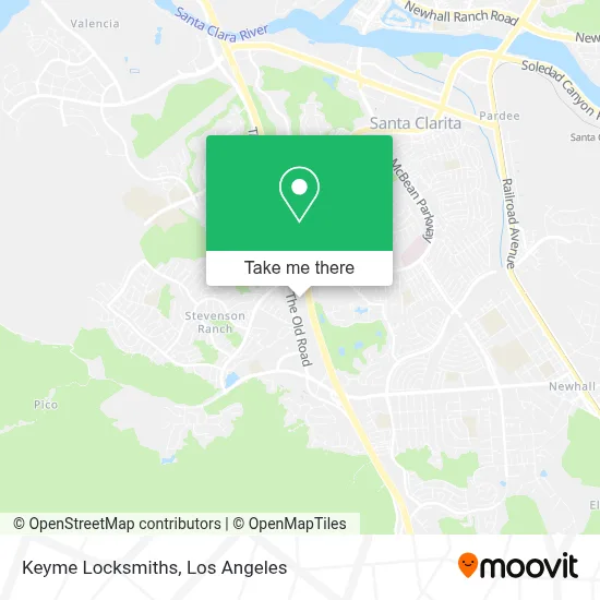 Keyme Locksmiths map