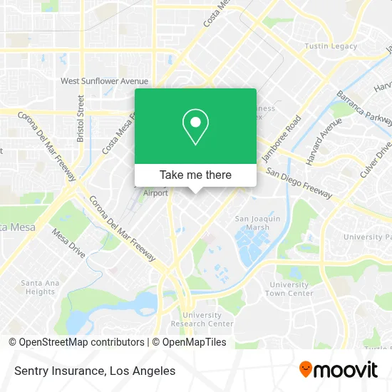 Sentry Insurance map