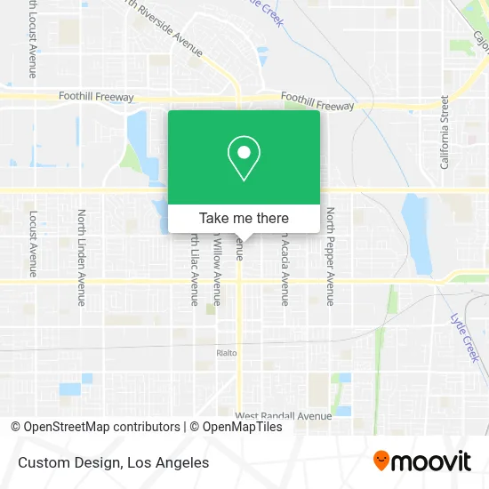 Custom Design map