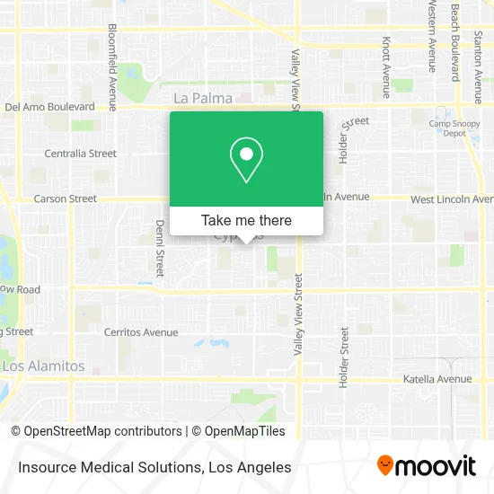Insource Medical Solutions map
