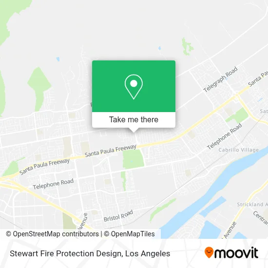 Stewart Fire Protection Design map