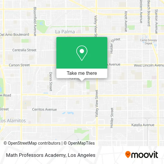 Math Professors Academy map