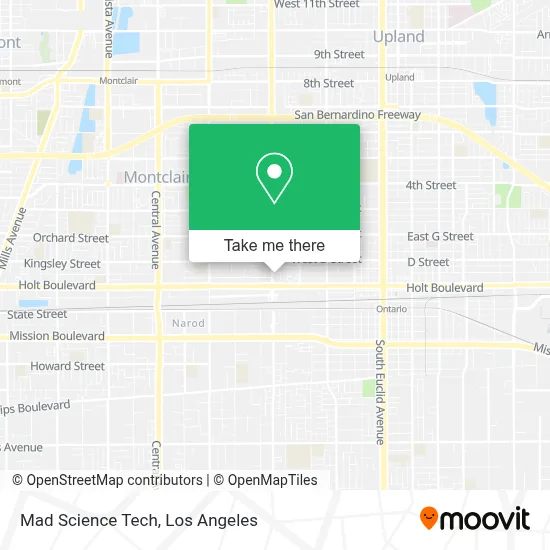 Mad Science Tech map