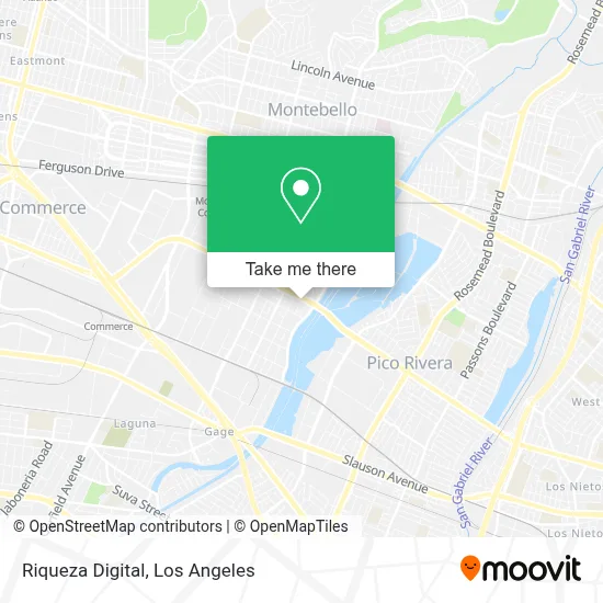 Riqueza Digital map