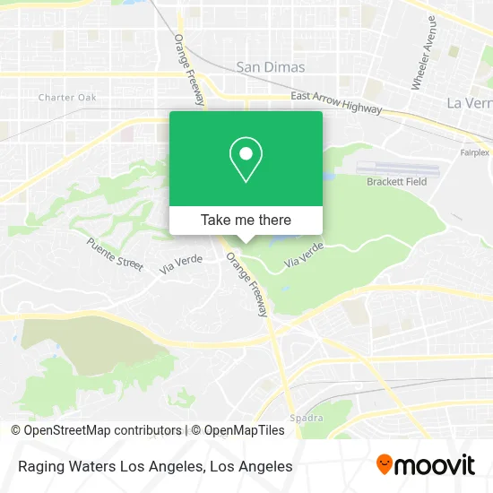 Raging Waters Los Angeles map