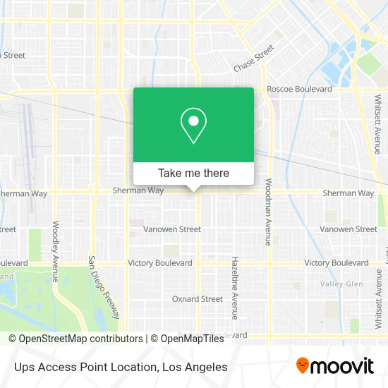 Ups Access Point Location map