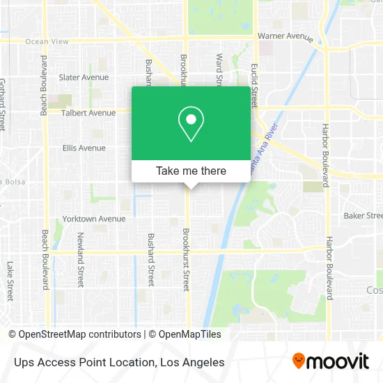 Ups Access Point Location map