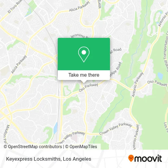 Keyexpress Locksmiths map