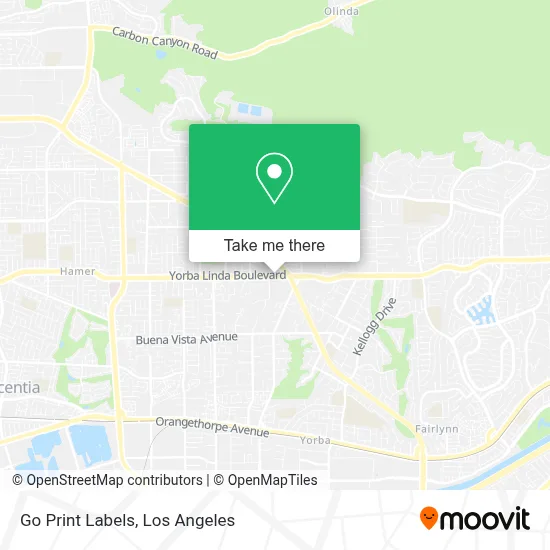 Go Print Labels map