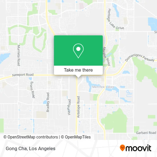 Gong Cha map