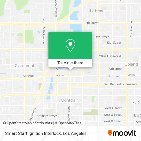 Smart Start Ignition Interlock map
