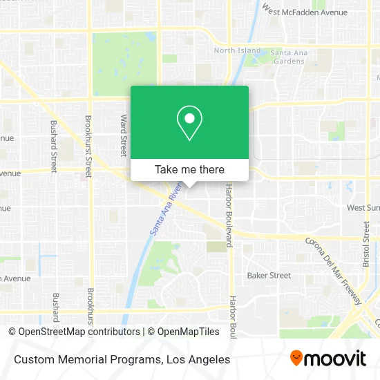 Custom Memorial Programs map