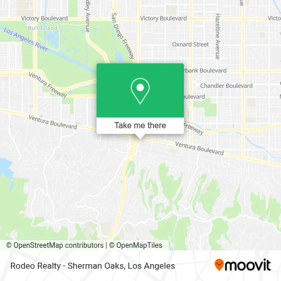 Rodeo Realty - Sherman Oaks map