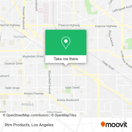 Rtm Products map