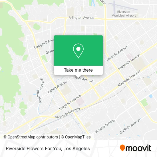 Riverside Flowers For You map