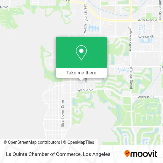 La Quinta Chamber of Commerce map