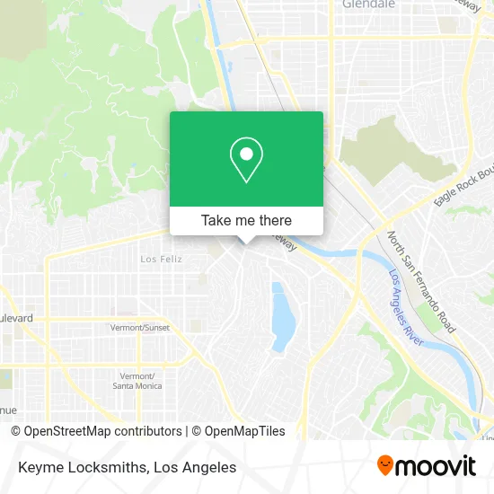 Keyme Locksmiths map