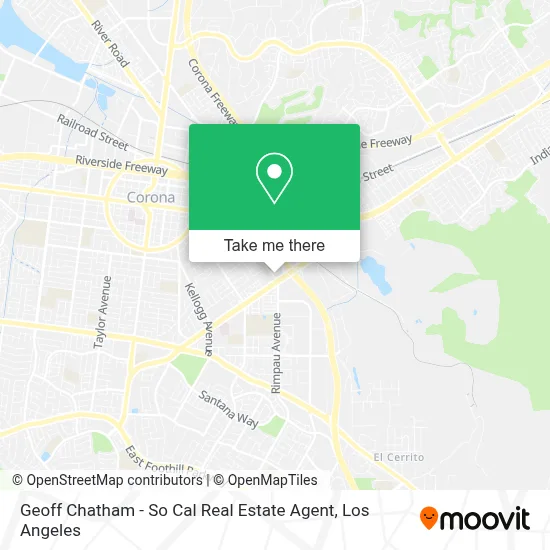 Geoff Chatham - So Cal Real Estate Agent map