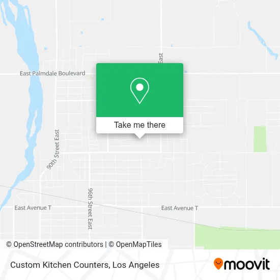 Custom Kitchen Counters map