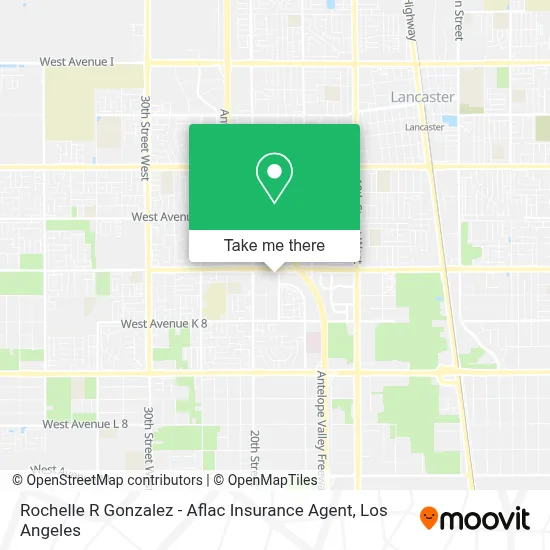 Rochelle R Gonzalez - Aflac Insurance Agent map