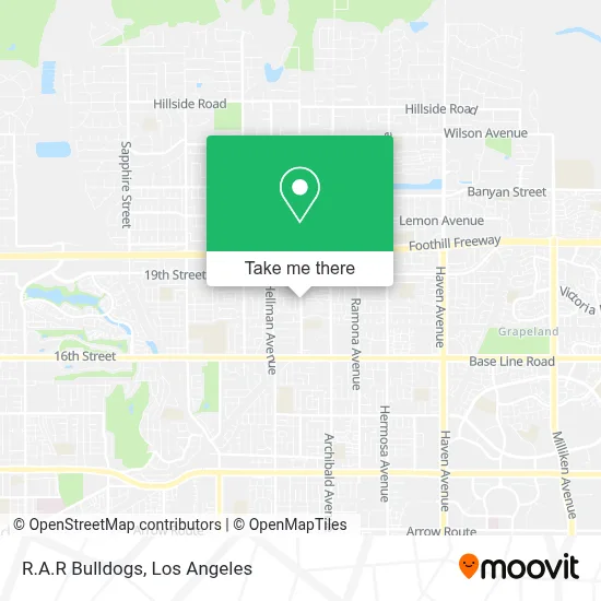 R.A.R Bulldogs map