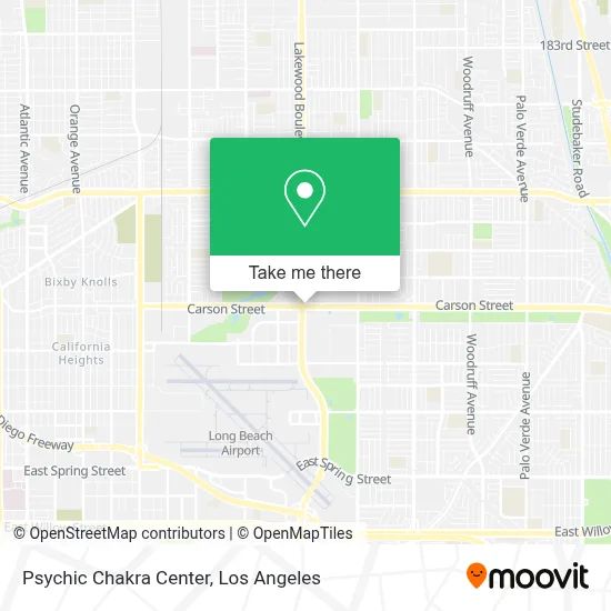 Psychic Chakra Center map