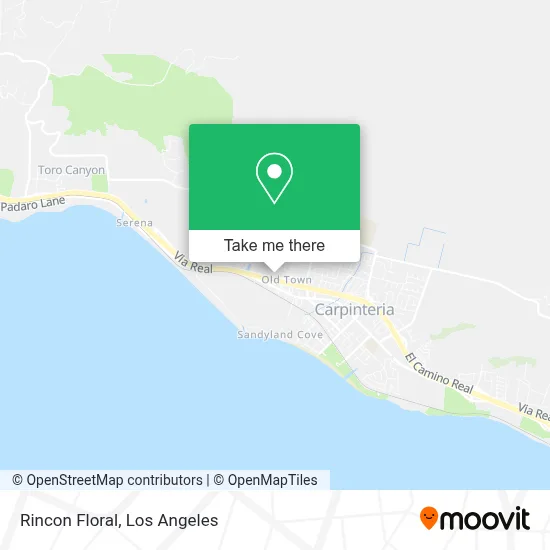 Rincon Floral map