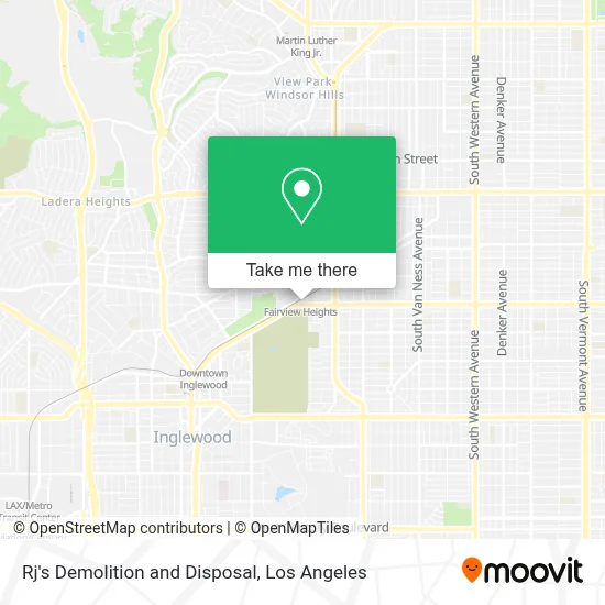 Rj's Demolition and Disposal map