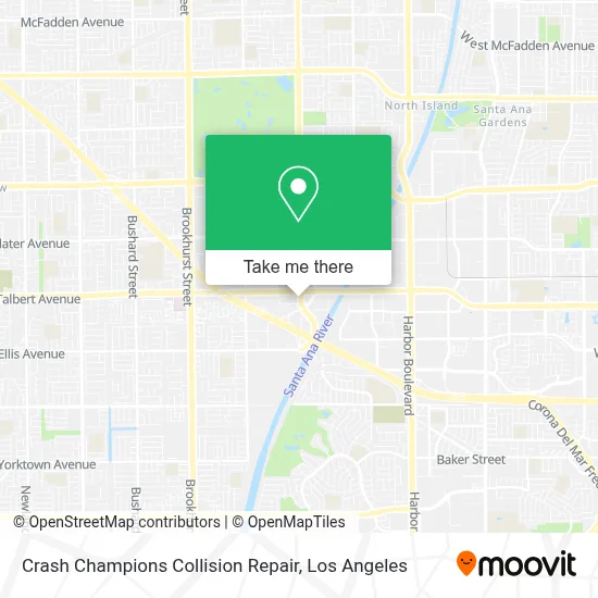 Crash Champions Collision Repair map