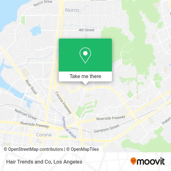 Hair Trends and Co map