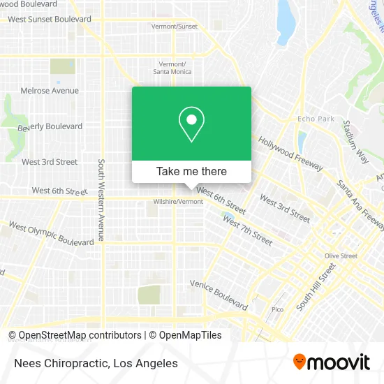Nees Chiropractic map