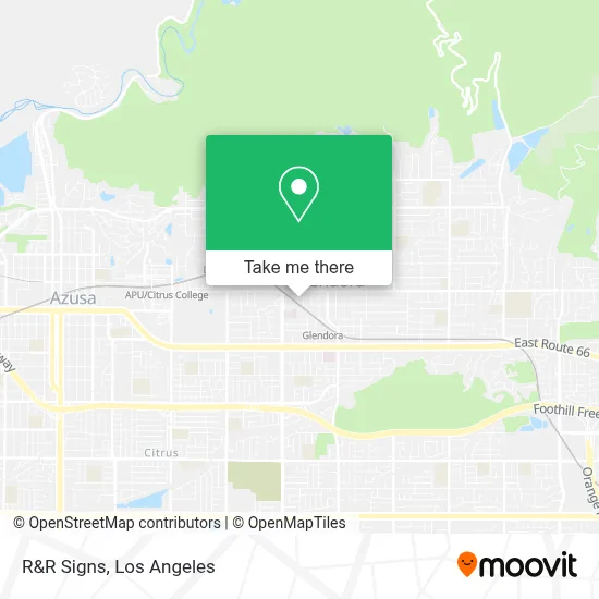 R&R Signs map