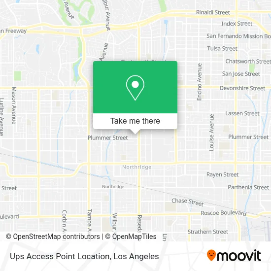 Ups Access Point Location map