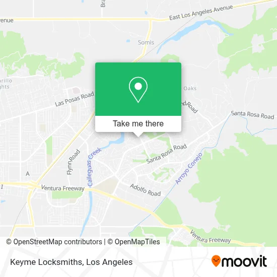Keyme Locksmiths map