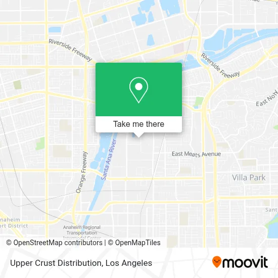 Upper Crust Distribution map