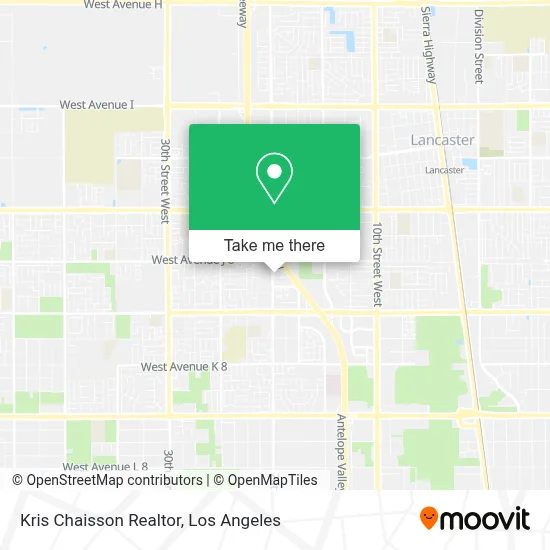 Kris Chaisson Realtor map