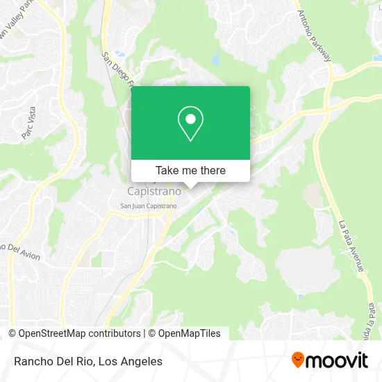 Rancho Del Rio map