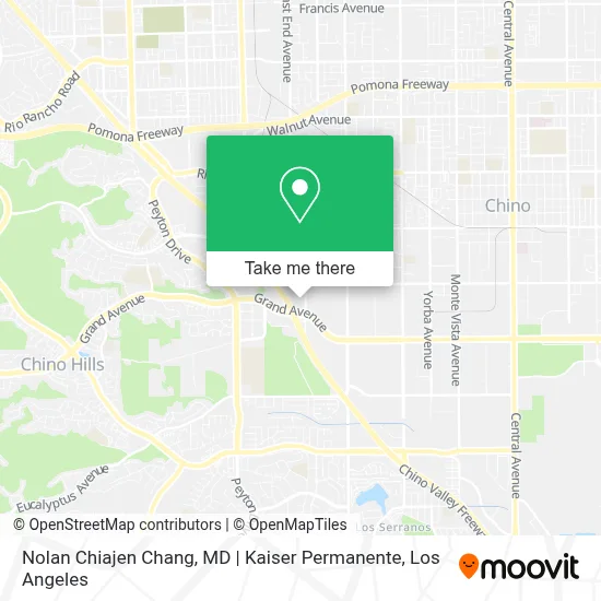 Nolan Chiajen Chang, MD | Kaiser Permanente map